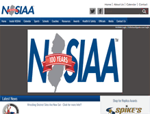 Tablet Screenshot of njsiaa.org